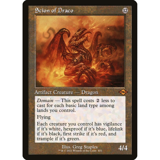 Scion of Draco mythic 431 Magic the Gathering Modern Horizons 2