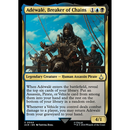 Adéwalé, Breaker of Chains uncommon 44 Magic the Gathering Assassin's Creed