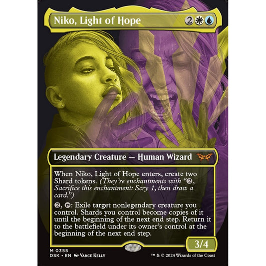 Niko, Light of Hope, 355, mythic, Magic: The Gathering, Duskmourn: House of Horror
