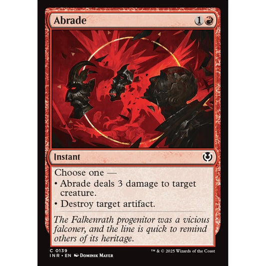 Abrade, 139, common, Magic: The Gathering, Innistrad Remastered