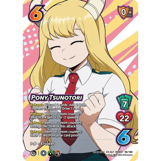 Pony Tsunotori, 98/180, CH-ALT, UniVersus, MHA07 Girl Power