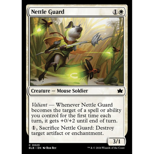 Nettle Guard, 23, common, Magic: The Gathering, Bloomburrow