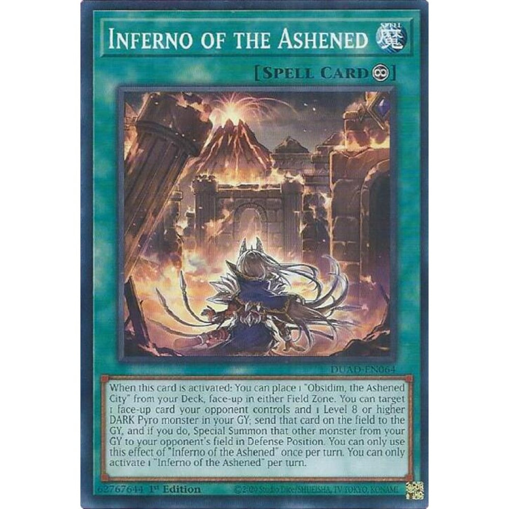 Inferno of the Ashened DUAD-EN064 Common Yu-Gi-Oh Duelist's Advance