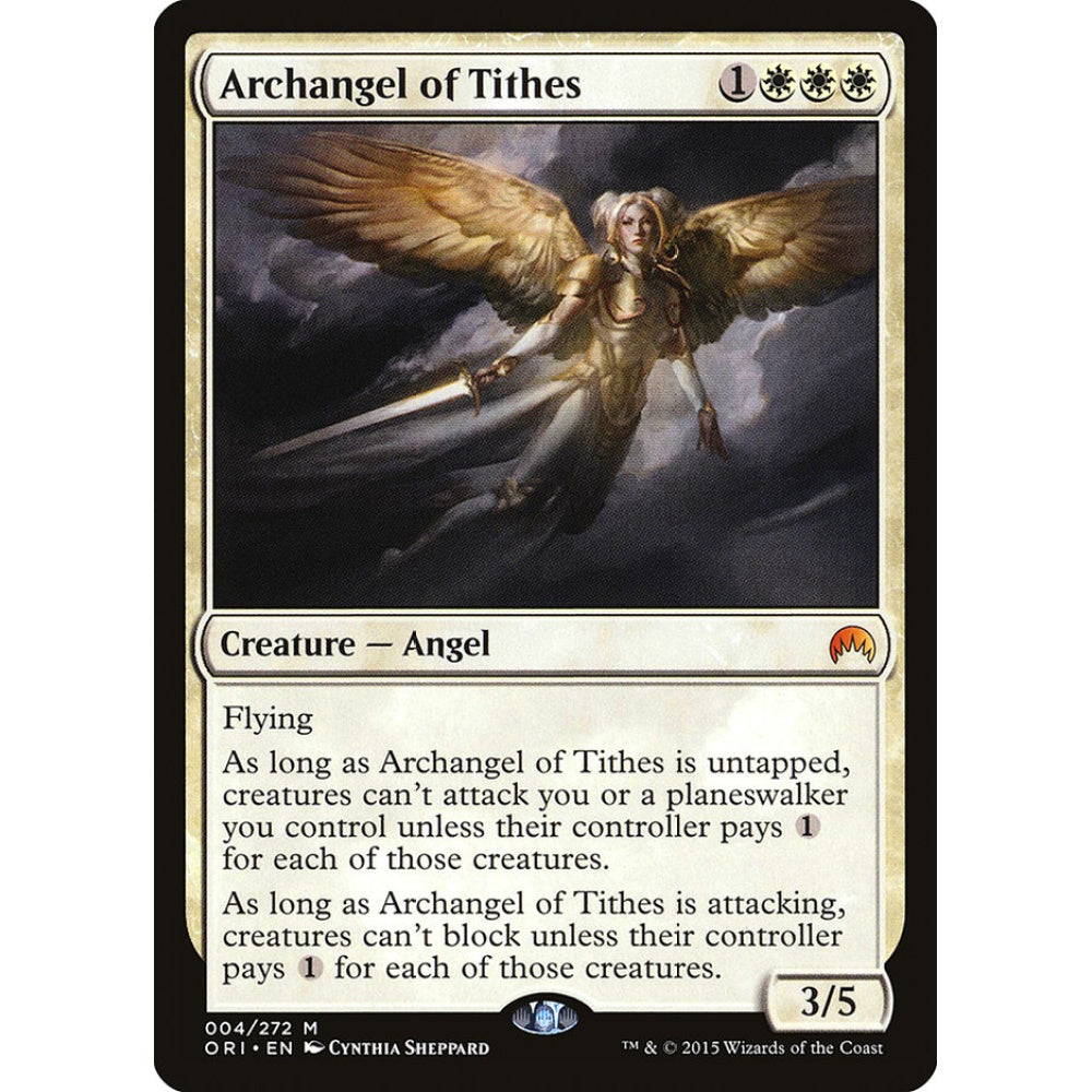 Archangel of Tithes mythic 4 Magic the Gathering Magic Origins