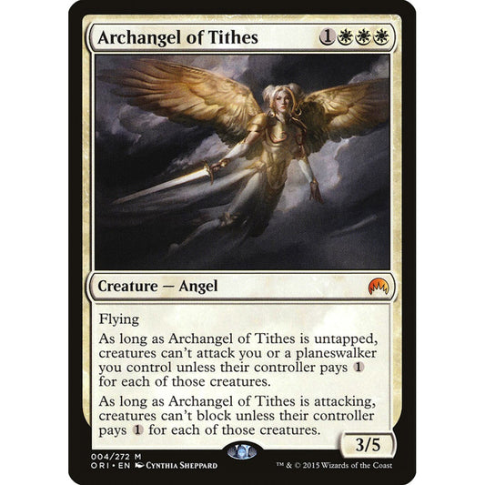 Archangel of Tithes mythic 4 Magic the Gathering Magic Origins