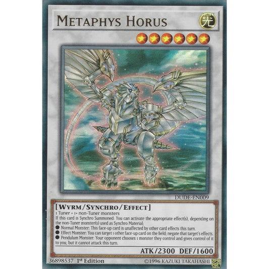Metaphys Horus DUDE-EN009 Ultra Ultra Rare Yu-Gi-Oh Duel Devastator in Art