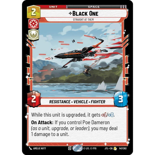 Black One, R, JTL 147), Star Wars Unlimited