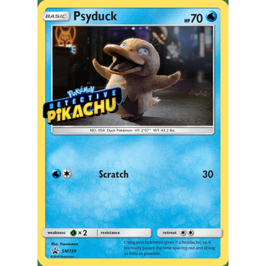 Psyduck Black Star Promo SM199 Pokemon Card Game Sun & Moon Promos