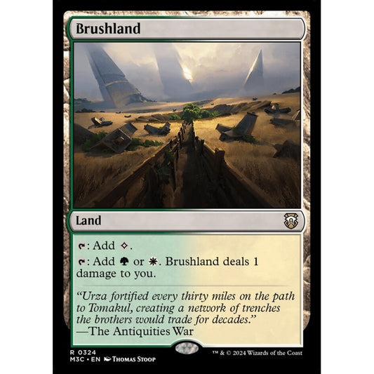 Brushland, 324, rare, Magic: The Gathering, Modern Horizons 3