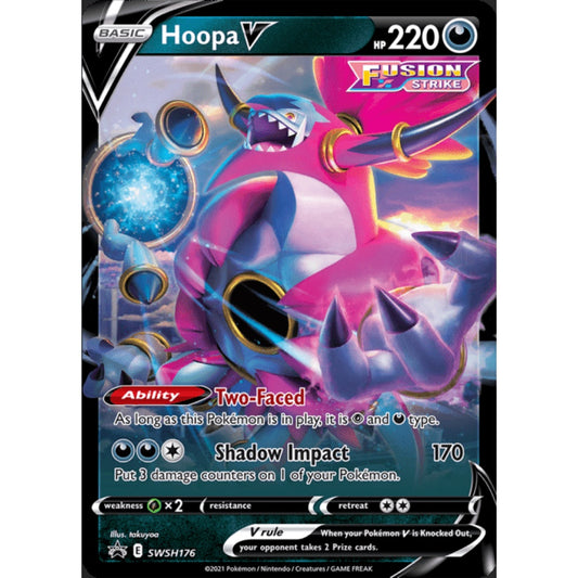 Hoopa V Black Star Promo SWSH176 Pokemon Card Game Sword & Shield Promos