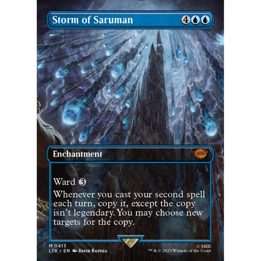 Storm of Saruman, mythic, 413, Magic the Gathering, The Lord of the Rings: Tales of Middle-earth