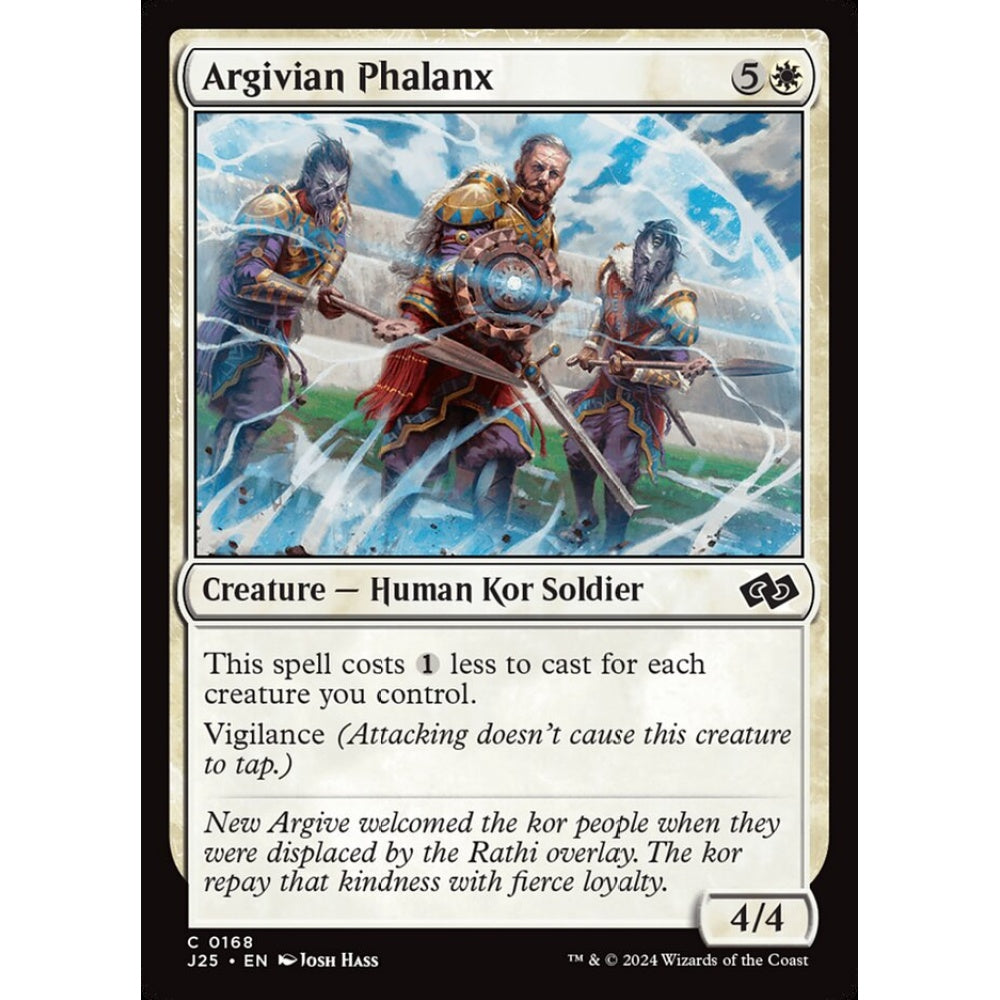 Argivian Phalanx, 168, common, Magic: The Gathering, Foundations Jumpstart
