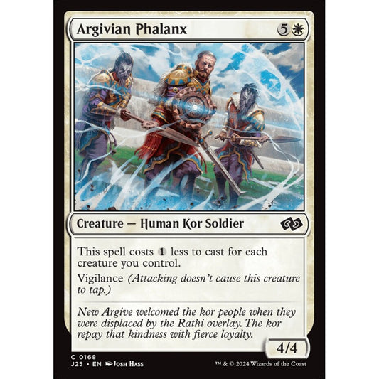 Argivian Phalanx, 168, common, Magic: The Gathering, Foundations Jumpstart