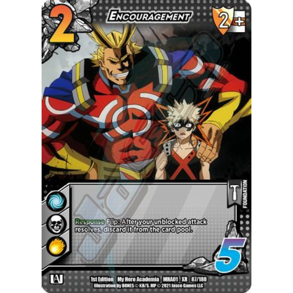 Encouragement, 87/180, XR, UniVersus, MHA01 My Hero Academia