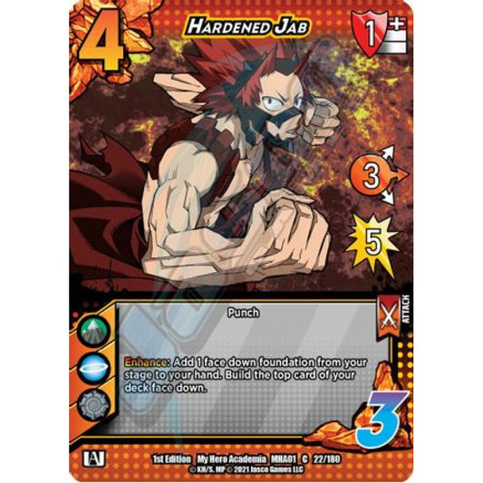 Hardened Jab, 22/180, C, UniVersus, MHA01 My Hero Academia