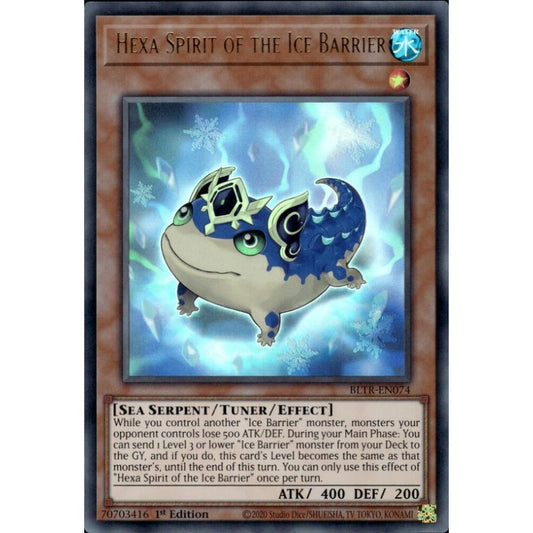 Hexa Spirit of the Ice Barrier BLTR-EN074 Ultra Yu-Gi-Oh Battles of Legend: Terminal Revenge
