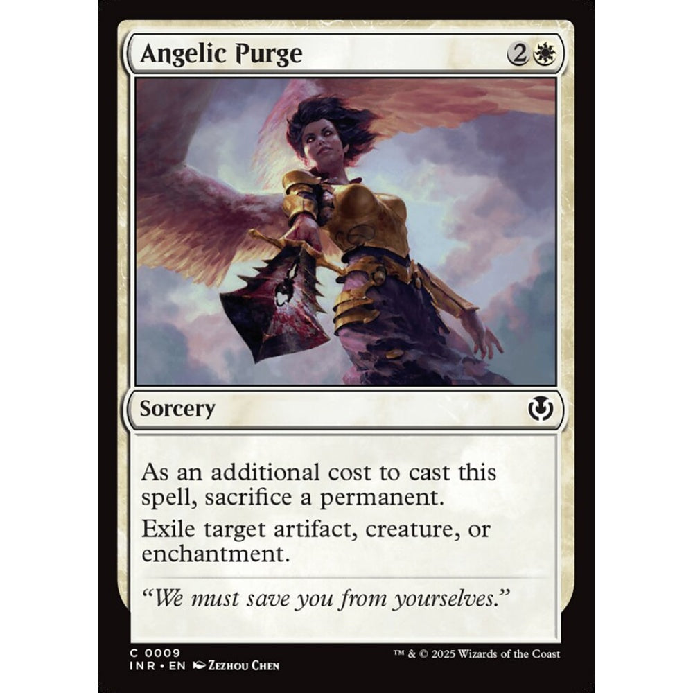 Angelic Purge, 9, common, Magic: The Gathering, Innistrad Remastered