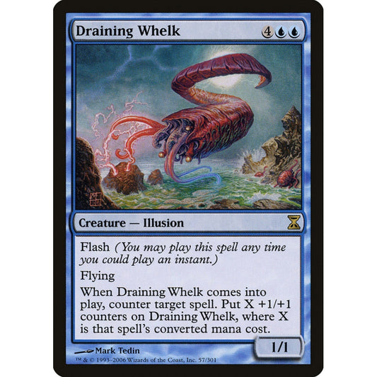 Draining Whelk rare 57 Magic the Gathering Time Spiral