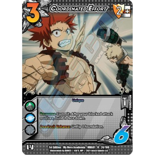 Coordinated Effort, 24/180, R, UniVersus, MHA01 My Hero Academia