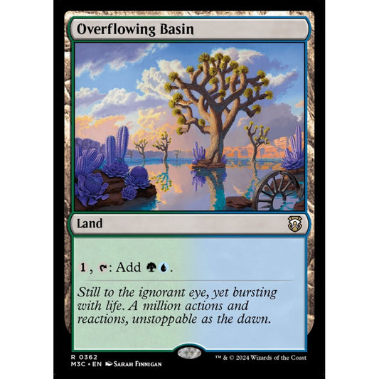 Overflowing Basin, 362, rare, Magic: The Gathering, Modern Horizons 3