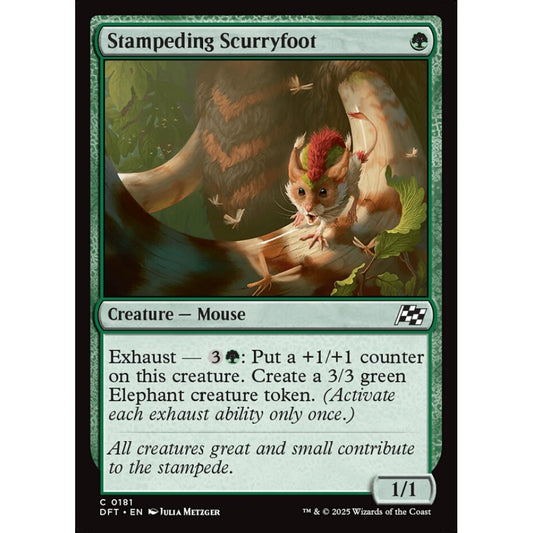Stampeding Scurryfoot, 181, common, Magic: The Gathering, Aetherdrift