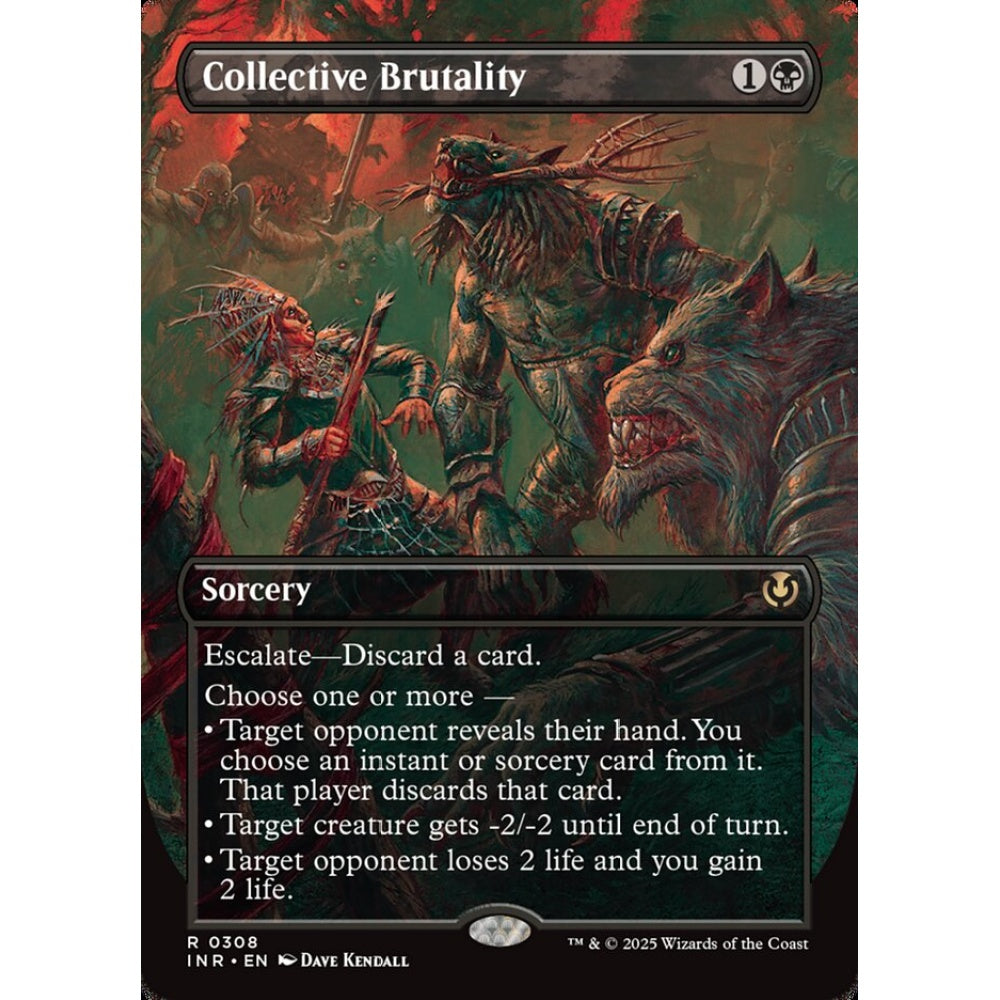 Collective Brutality, 308, rare, Magic: The Gathering, Innistrad Remastered