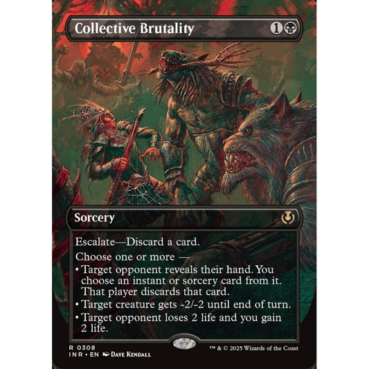 Collective Brutality, 308, rare, Magic: The Gathering, Innistrad Remastered