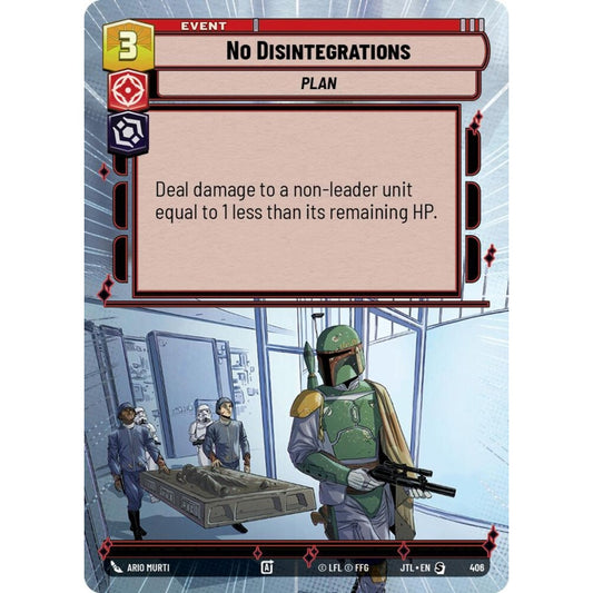 No Disintegrations, S, JTL 406) Hyperspace, Star Wars Unlimited