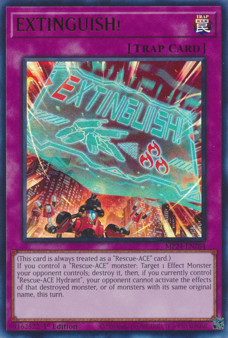EXTINGUISH! MP24-EN284 Ultra Ultra Rare Yu-Gi-Oh 25th Anniversary Tin: Dueling Mirrors in Art