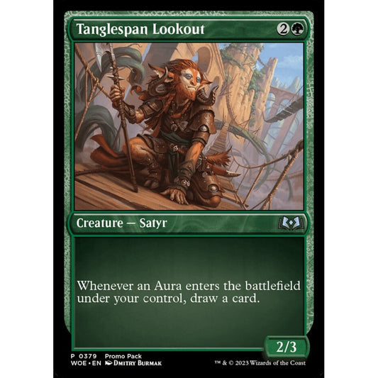 Tanglespan Lookout, uncommon, 379, Magic the Gathering, Wilds of Eldraine
