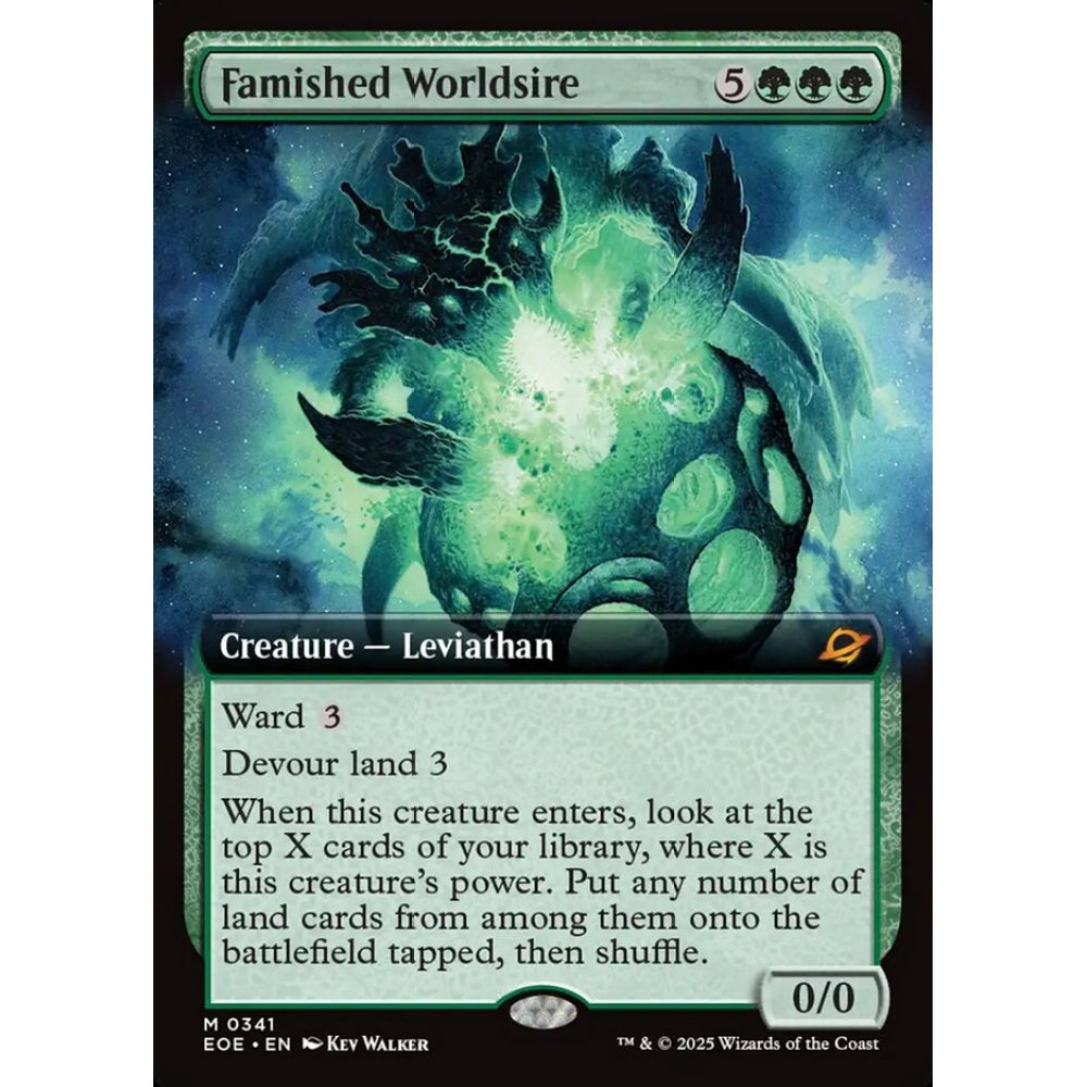 Famished Worldsire mythic 341 Magic the Gathering Edge of Eternities
