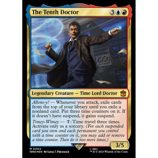 The Tenth Doctor mythic 3 Magic the Gathering Doctor Who