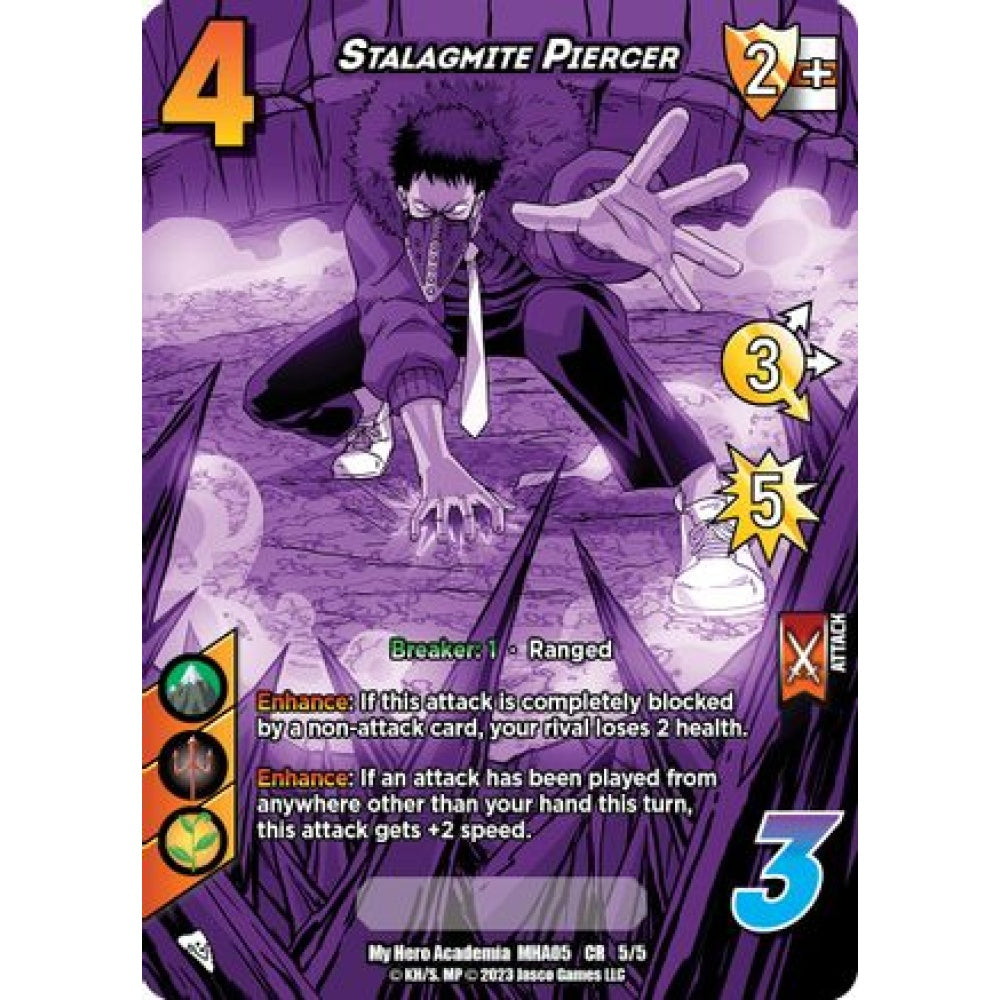Stalagmite Piercer, 5/24, CHROME, UniVersus, MHA05 Undaunted Raid