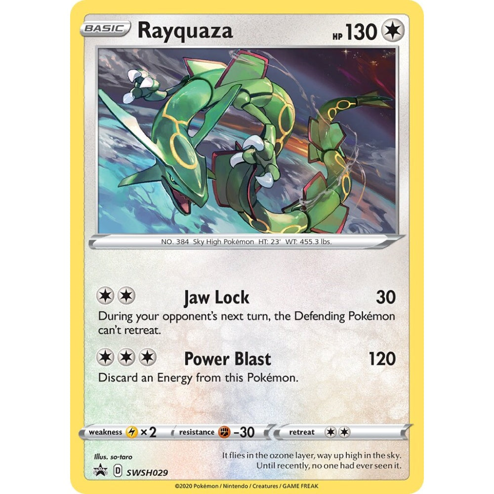 Rayquaza Promo SWSH029 Pokemon Card Game Sword & Shield Promos