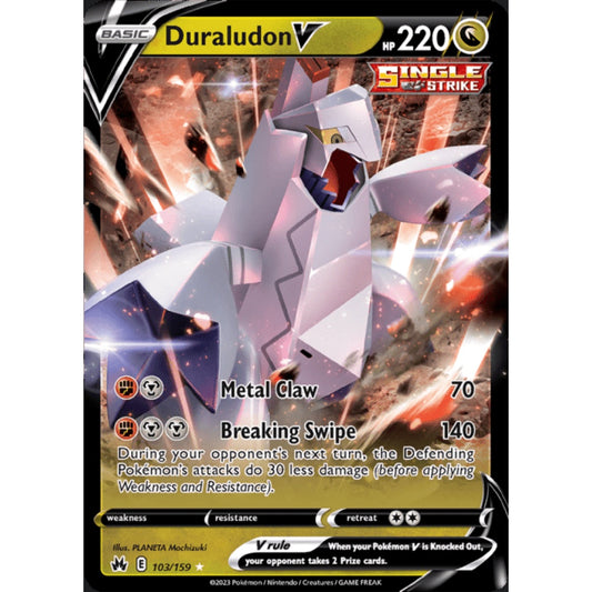 Duraludon V Double Rare 103/159 Pokemon Card Game Crown Zenith