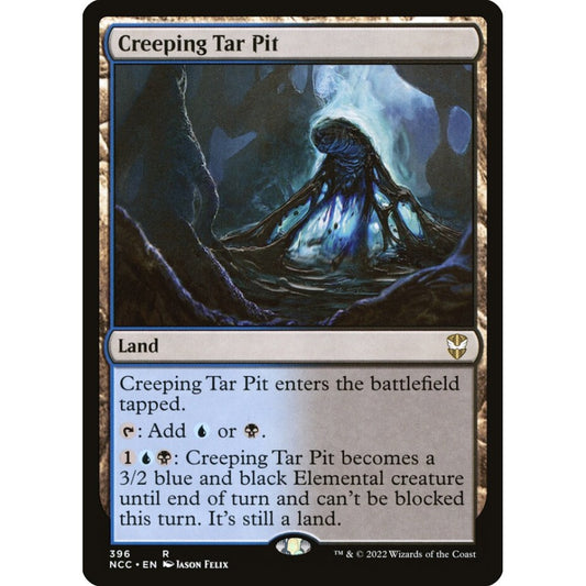 Creeping Tar Pit rare 396 Magic the Gathering New Capenna Commander