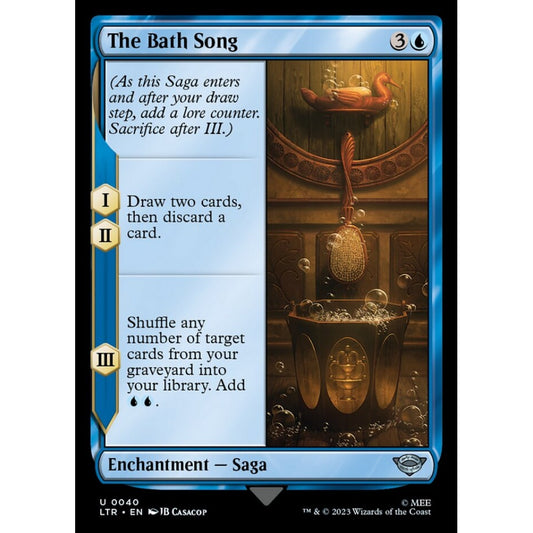 The Bath Song, uncommon, 40, Magic the Gathering, The Lord of the Rings: Tales of Middle-earth