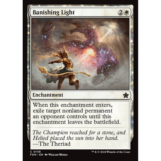 Banishing Light, 138, common, Magic: The Gathering, Foundations