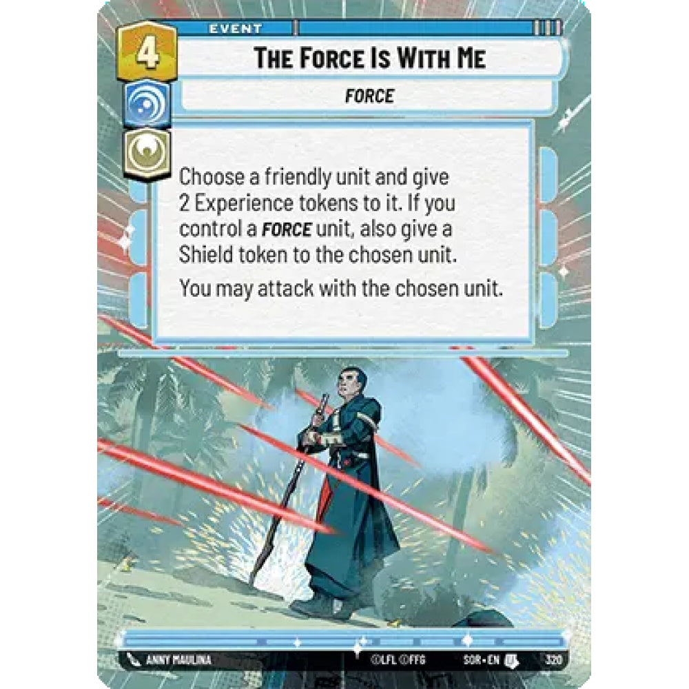 The Force Is With Me, 320, U, Star Wars Unlimited, Sparks Of Rebellion