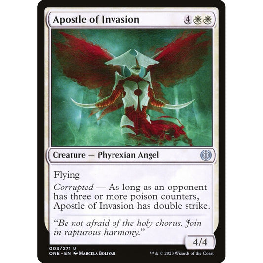 Apostle of Invasion, uncommon, 3, Magic the Gathering, Phyrexia: All Will Be One