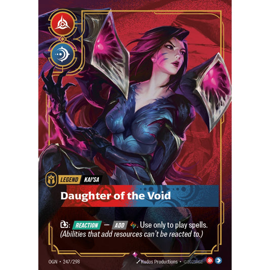 Daughter of the Void OGN-247/298 Riftbound Card Game Origins Rare