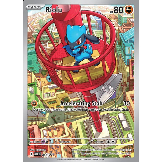 Riolu Promo 10 Pokemon Card Game Mega Evolution Promos