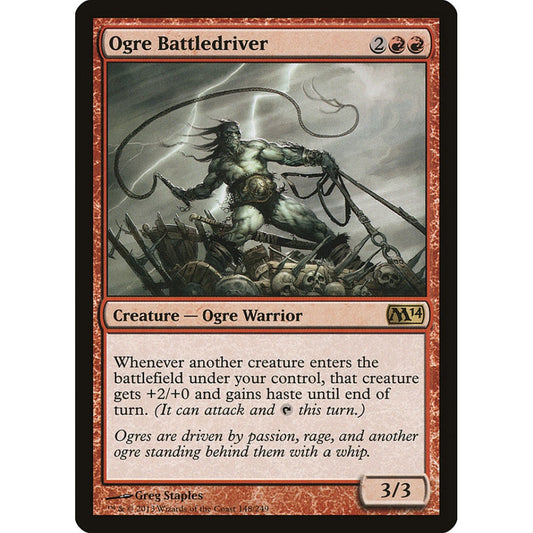Ogre Battledriver rare 148 Magic the Gathering Magic 2014 Portugese