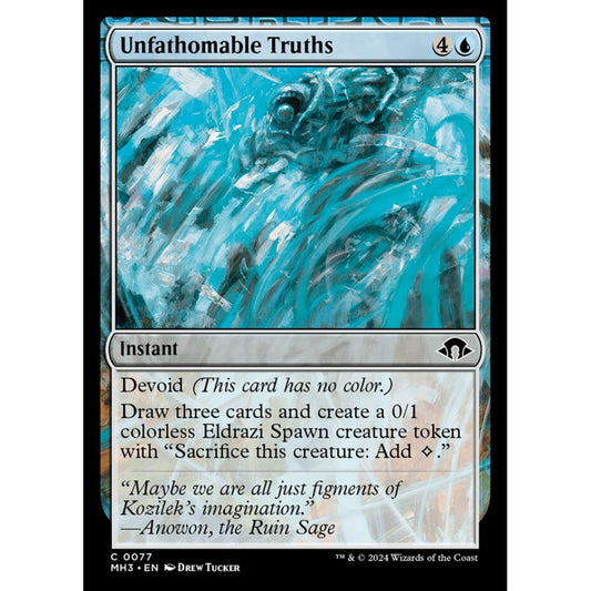 Unfathomable Truths, 77, common, Magic: The Gathering, Modern Horizons 3