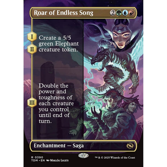 Roar of Endless Song rare 390 Magic the Gathering Tarkir: Dragonstorm