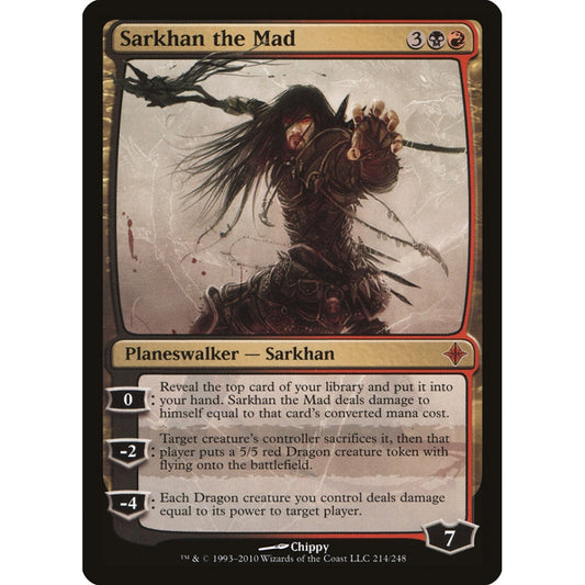 Sarkhan the Mad mythic 214 Magic the Gathering Rise of the Eldrazi
