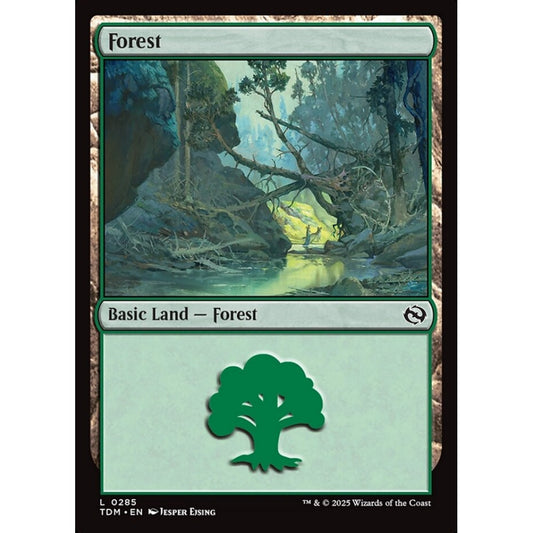 Forest common 285 Magic the Gathering Tarkir: Dragonstorm