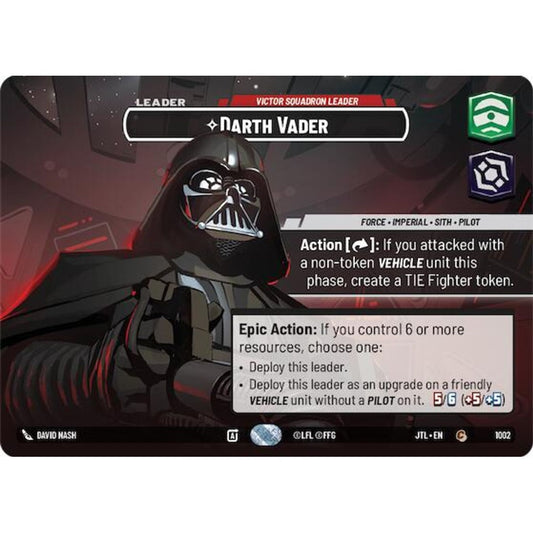 Darth Vader, C, JTL 1002) Showcase, Star Wars Unlimited