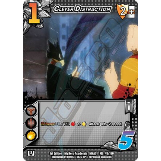 Clever Distraction, 43/180, XR, UniVersus, MHA01 My Hero Academia