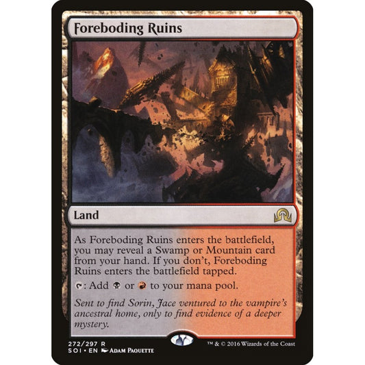 Foreboding Ruins rare 272 Magic the Gathering Shadows over Innistrad